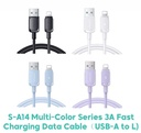 JOYROOM S-A14 Multi-Color Series 3A Fast Charging Data Cable (USB-A to Lightning)