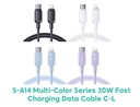 JOYROOM S-A14 Multi-Color Series 30W Fast Charging Data Cable (USB-C to Lightning)