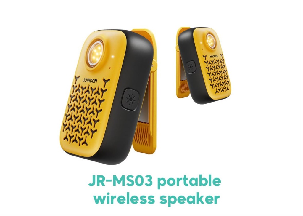 JOYROOM JR-MS03 Portable Wireless Speaker (Yellow)
