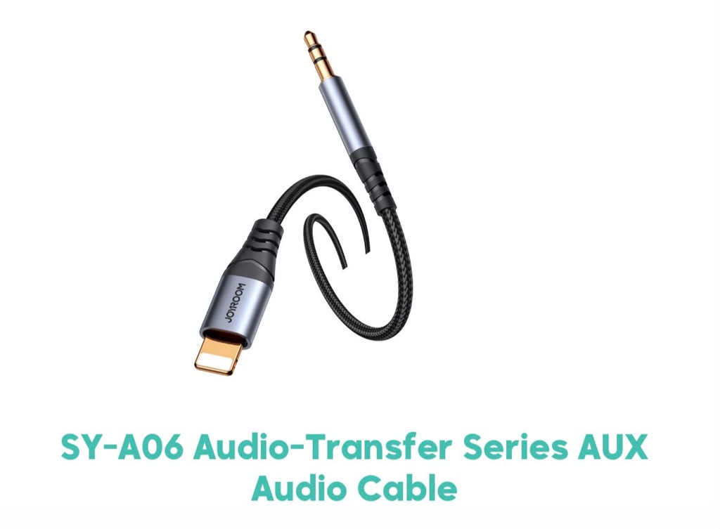 JOYROOM SY-A06 Audio-Transfer Series Lightning to 3.5mm AUX Audio Cable