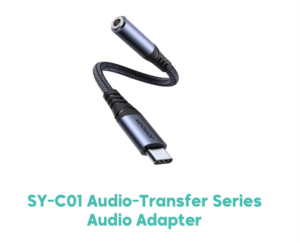 JOYROOM SY-C01 Audio-Transfer Series USB-C to 3.5mm Audio Adapter
