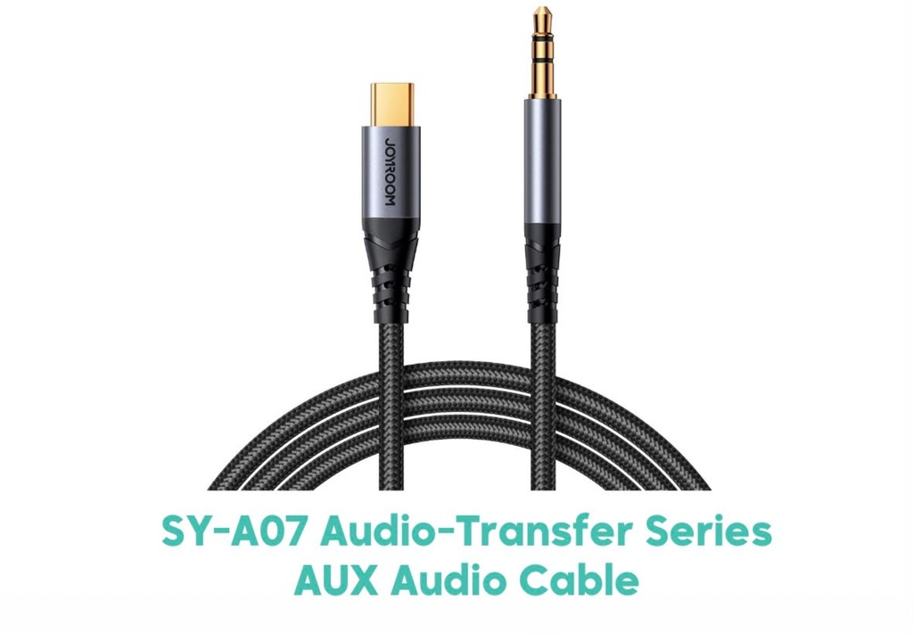 JOYROOM SY-A07 Audio-Transfer Series USB-C to 3.5mm AUX Audio Cable