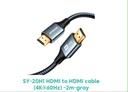 JOYROOM SY-20H1 HDMI to HDMI Cable (4K@60Hz, 2m, Gray)